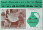 Výrobky z keramickej výstavy v Šiveticiach z roku 1934