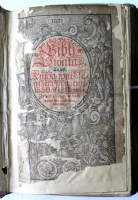 Najstaršia Biblia v knižnici múzea, vydaná v roku 1596