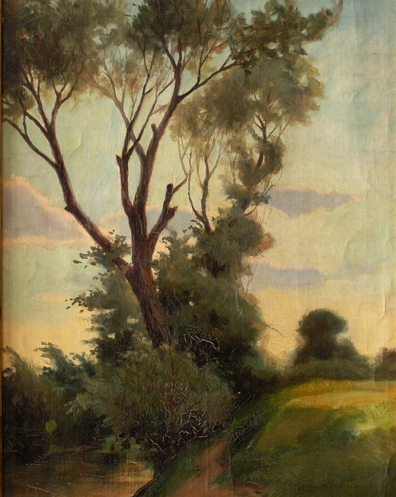 Eugen Makovits: Rimava pri Sabovej, olej na plátne, 1920 – 1940
