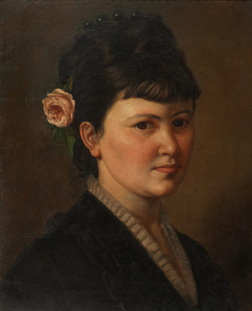 Portrét Pauliny Jánosdeák, olej na plátne, okolo roku 1870
