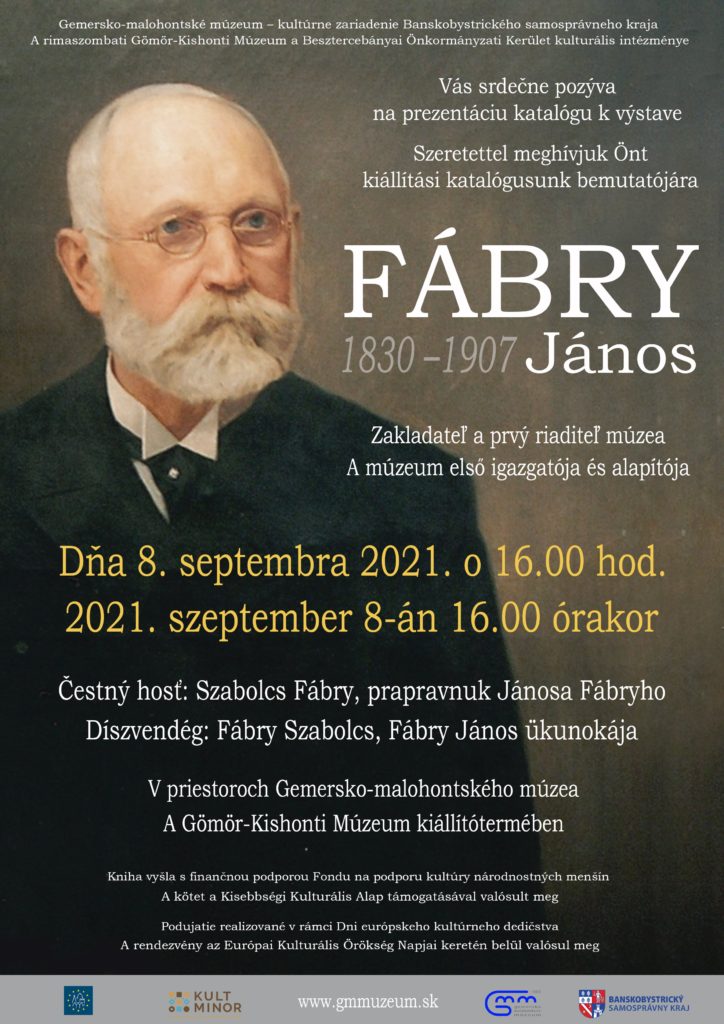 Plagát k prezentáciu katalógu János Fábry