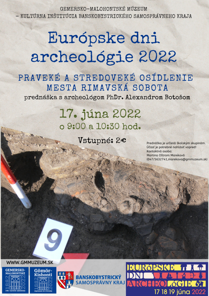 plagát k podujatiu Európske dni archeológie