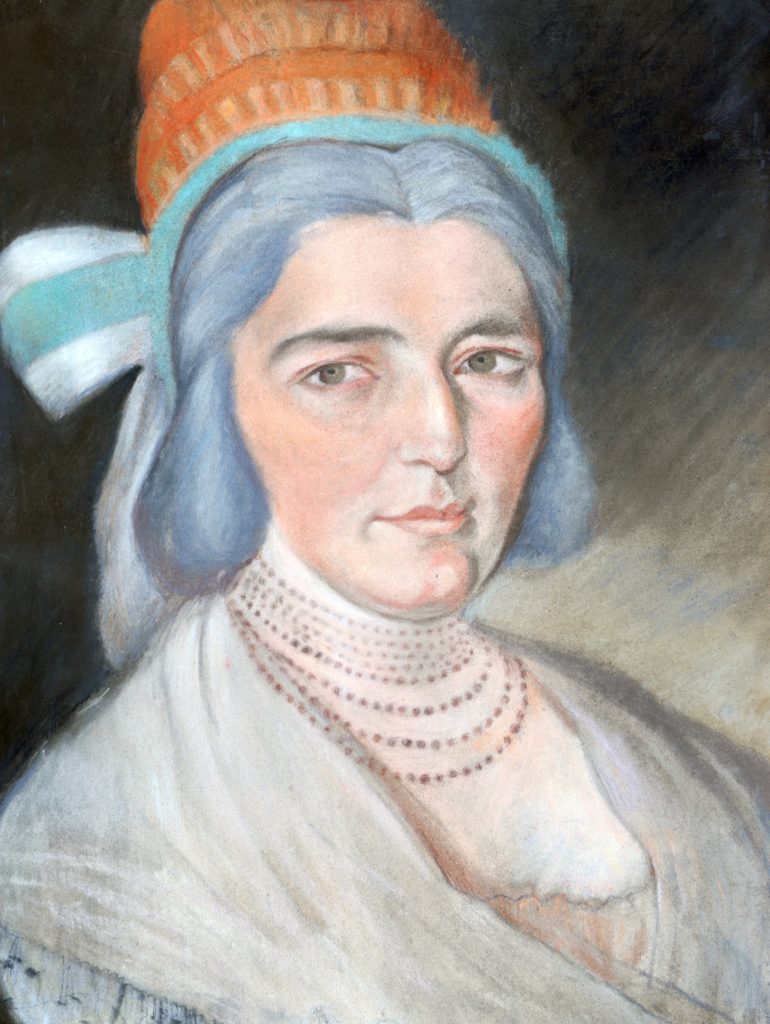Portrét manželky lekára Jánosa Tóth Pápaiho - stav po reštaurovaní