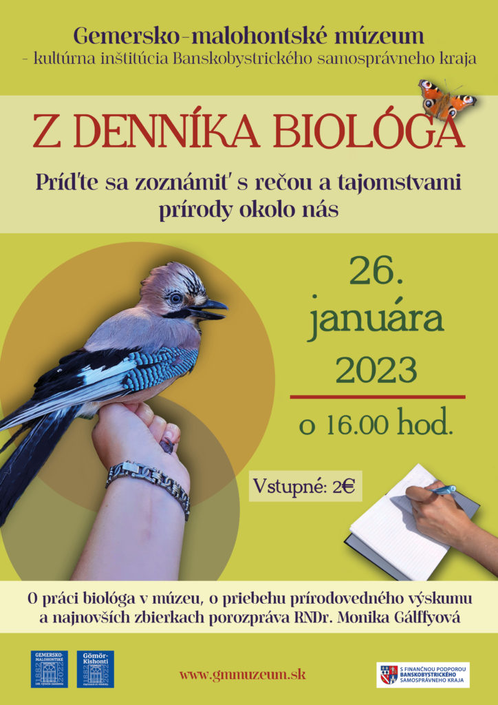 plagát k podujatiu Z denníka biológa
