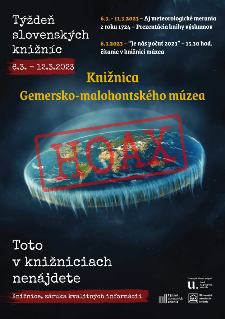 plagát k podujatiu Týždeň slovenských knižníc